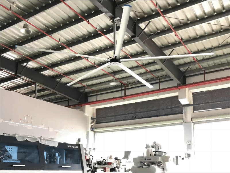 How Big Ceiling Fans Can Help Factories Save Energy