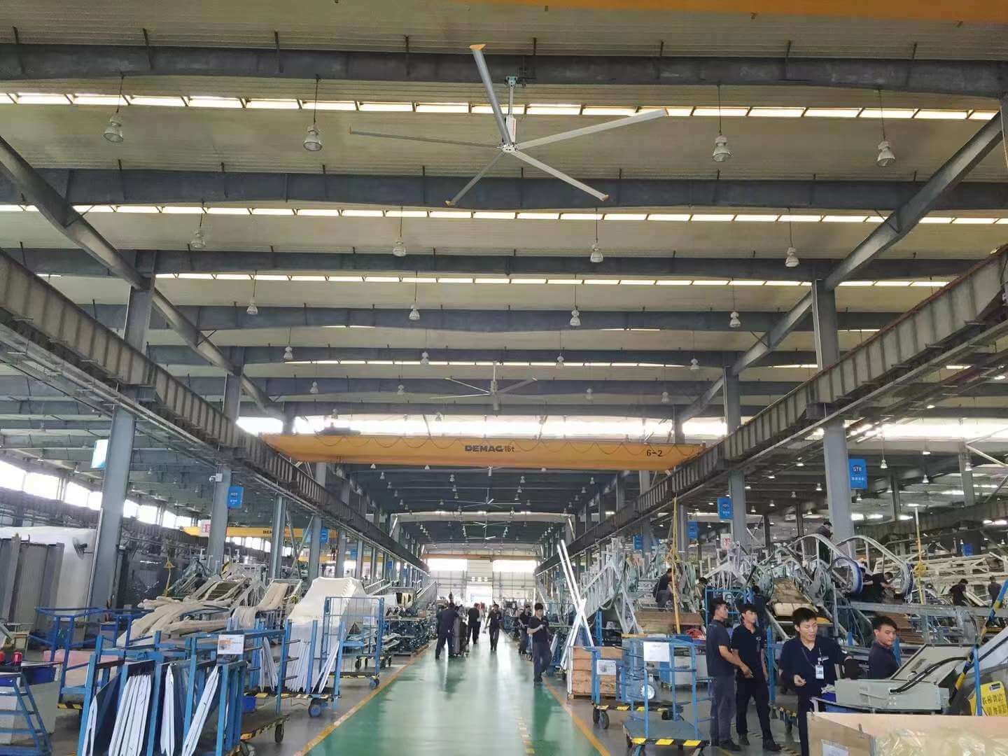 LENZE motor HVLS fans